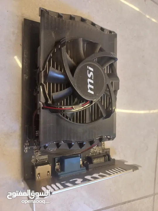MSI GeForce GT 730 – 4 GB DDR3 – Low-Profile / PCIe 2.0 – حالة ممتازة