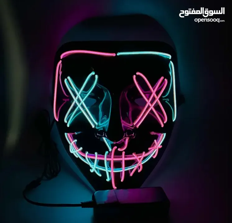 Neon light mask for sale purge mask for sale special offer for national day