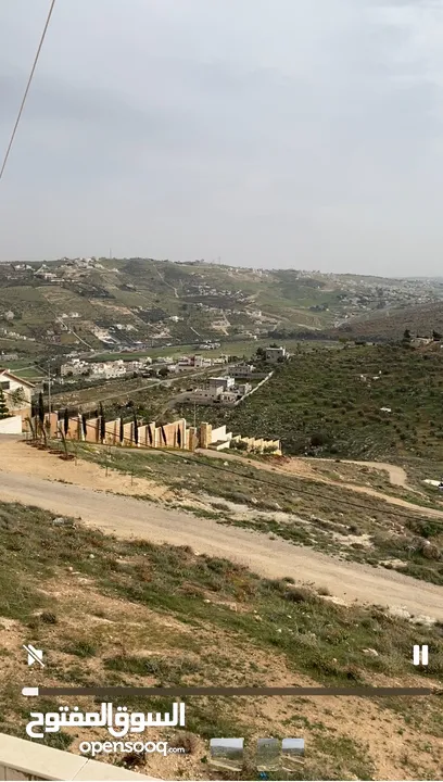 قطعتين اًرض لقطة للبيع من المالك  في اًجمل  مناطق اًم رمانة بالزرقاء إطلالة كاملة على شفابدران