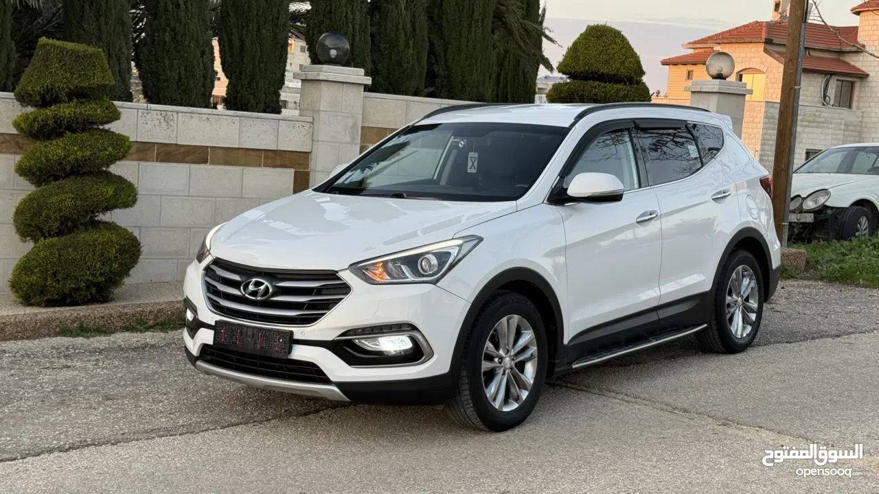 بحالة الوكالة hyundai santa fe  2016