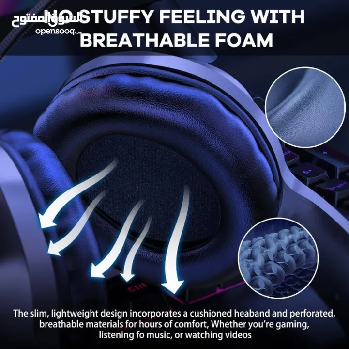 ONIKUMA X7 Pro Professional Wired Gaming Headset USB+3.5mm سماعات جيمنغ