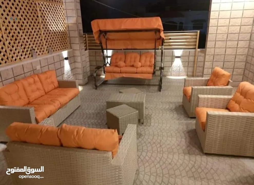 طقم راتان 5 مقاعد