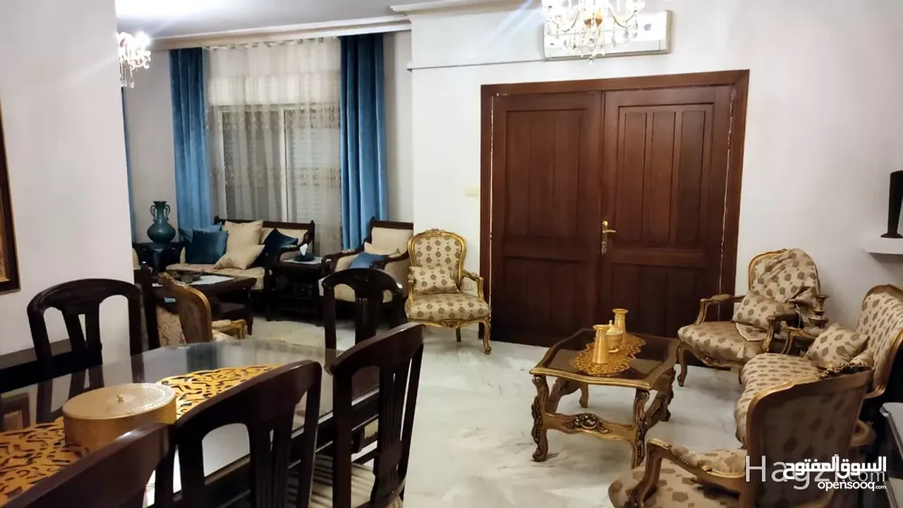 شقة طابق ارضي معلق بمساحه 194 متر للبيع بتلاع العلي  ( Property ID : 31652 )