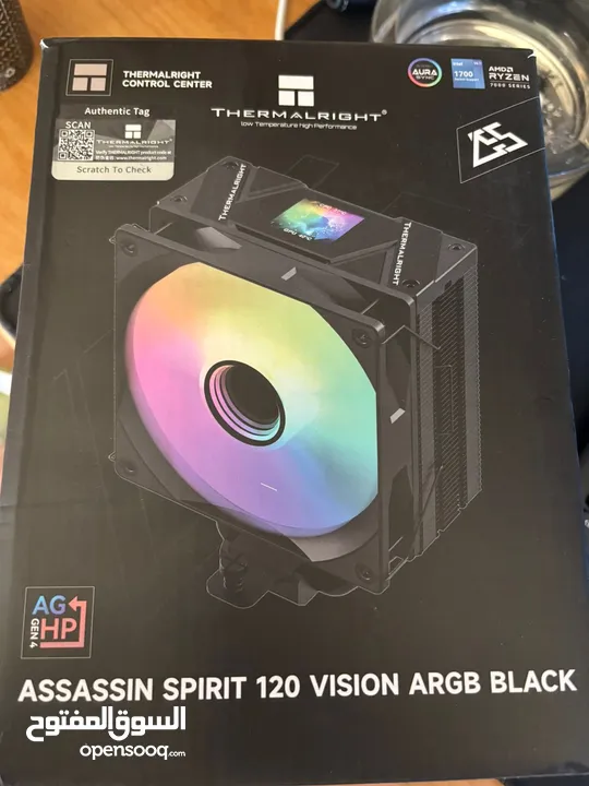 Thermalright Assassin Spirit 120 Vision ARGB Black (نسخة الشاشة)