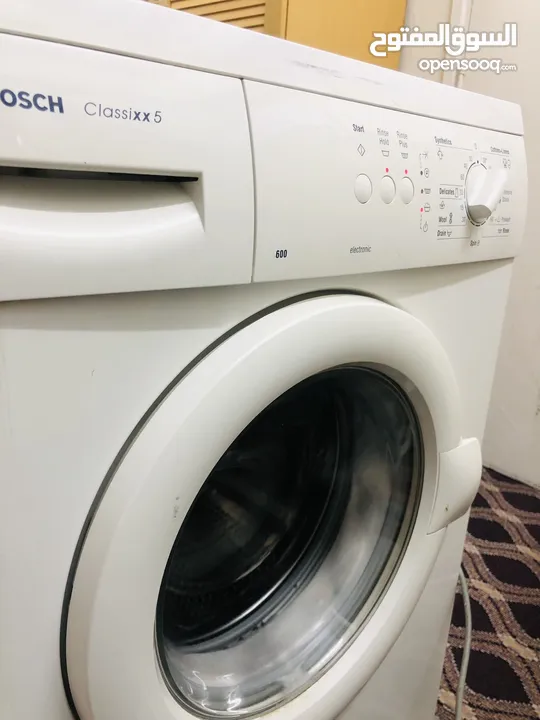 Washing machine for sale used BOSCHللبيع غسالة صنع في التركية ممتاز