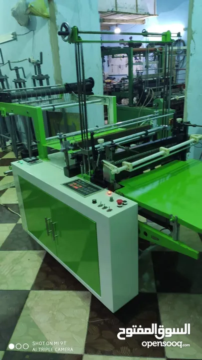 ماكينة تصنيع الشنط والاكياس البلاستيك استعمال تايوان