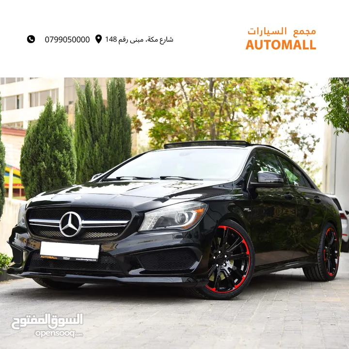 مرسيدس سي ال ايه AMG نايت بكج 2014 Mercedes CLA 45 AMG Edition One 4MATIC Night Package