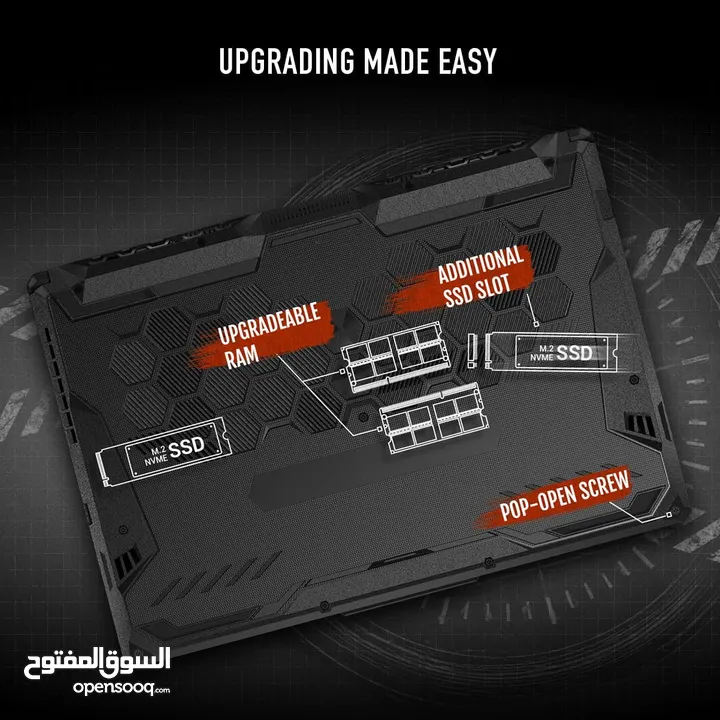 ASUS TUF Gaming A15 – وحش الأداء بسعر ولا بالأحلام!