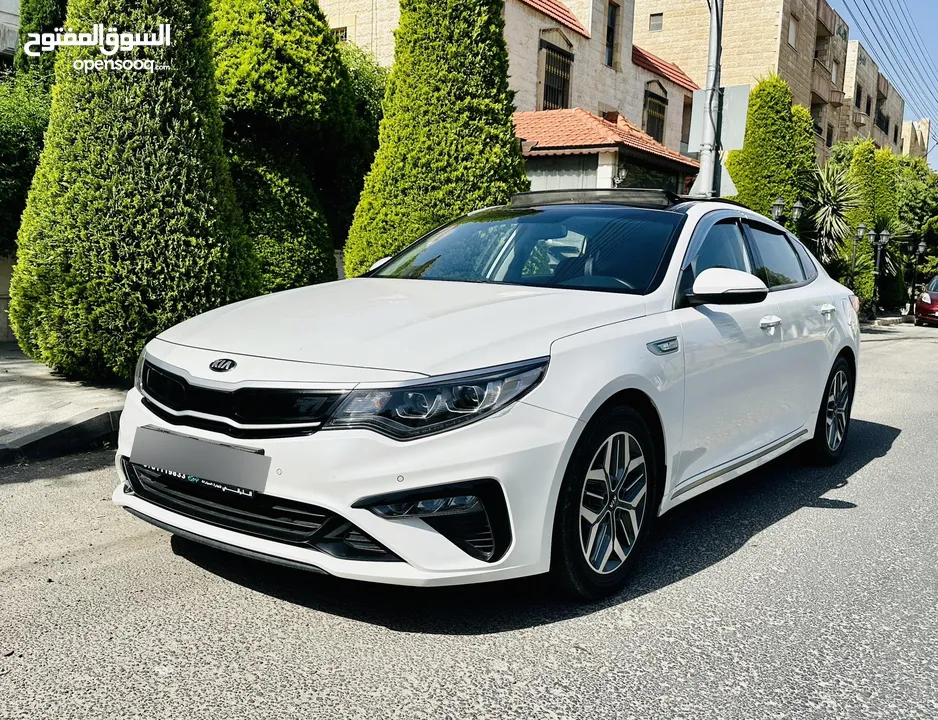 ابتداءا من دفعه اولى 2500 تملك كيا اوبتيما K5 موديل 2019 فل الفل بنوراما  للبيع كاش او اقساط