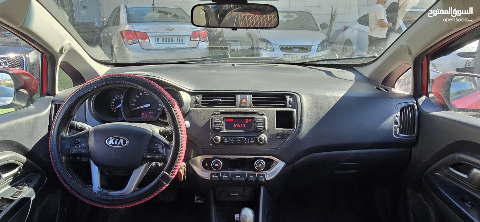 كيا برايد  2015 اتوماتيك مع فتحه