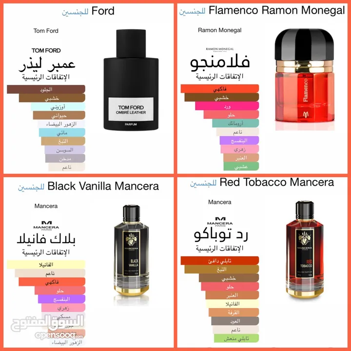 عطور ذات جودة ممتازة وثبات يدوم لفترة طويلة