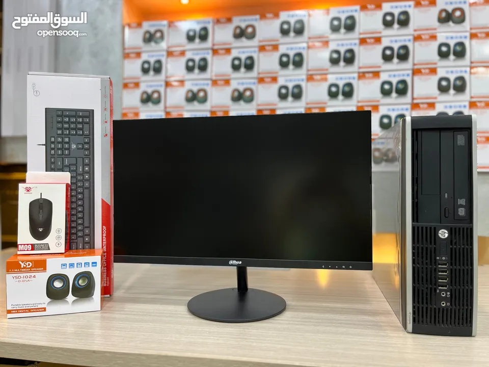 أجهزة كمبيوتر كامله بحالة الوكالة i5 مع شاشة جديده (فقط 109دينار  )