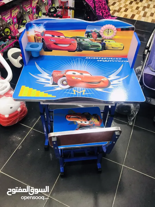 السعر 23 شامل التوصيل داخل عمان عرض خاص على مكتب الدراسة للاطفال مع مقعد فقط من island toys