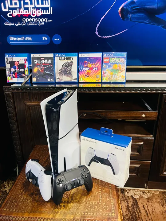 Playstation 5 Slim Blueray  بلاستيشن 5 سلم