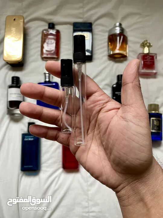 5ml and 10ml bottles of popular perfumes