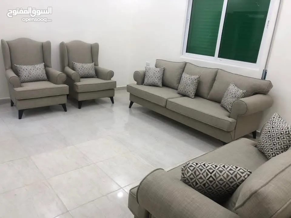 طقم كنب امريكي 7مقاعد فاخر جدا