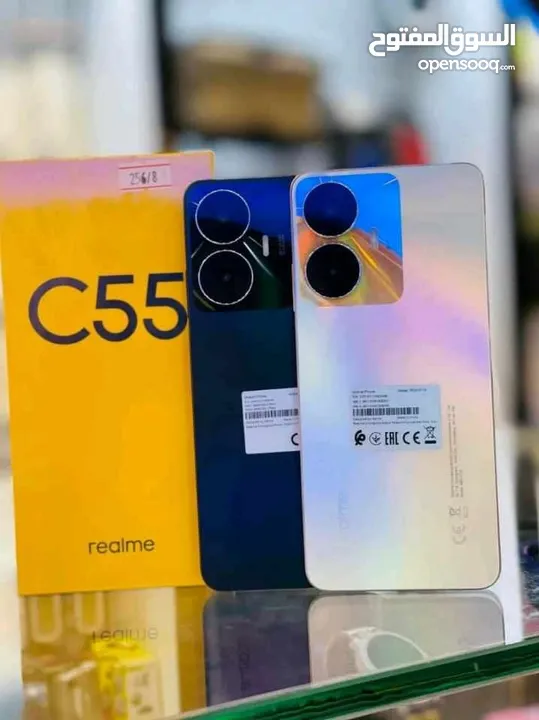 Realme C55   ذاكرة تخزين 128 رام 4 نسخه عالمية اصليه  متوفر في عطبرة فقط