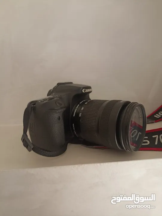 كاميرا Canon 70d بحاله ممتازه