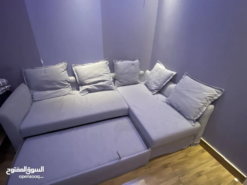 شبه حديدهSofa ikea L shape