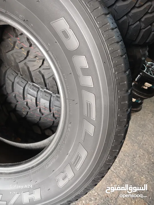 القياس 16 70 245 برجيستون  اورجنال استعمال بسيط  مواصفات عاليه وخاصه دبل قومه