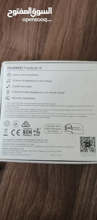 Huawei smart watch GT 2 and huawei  freebuds 4i ساعة وسماعة huawei الاصلي