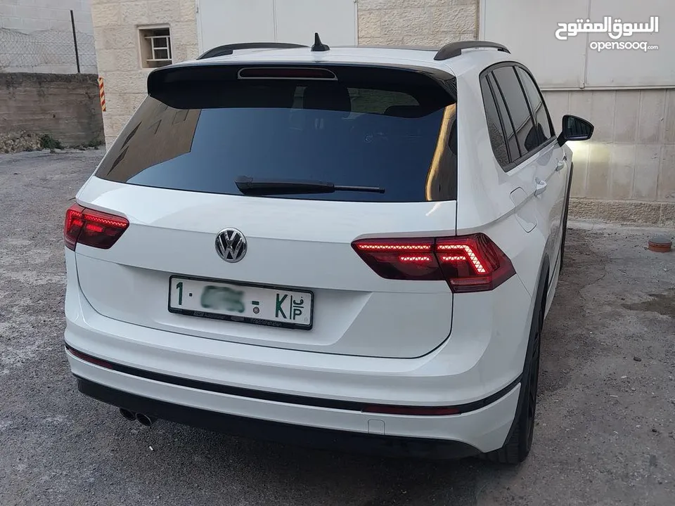 Volkswagen Tiguan R-Line Black Edition 2.0TSI 2021 اقل عداد في فلسطين ! 31000 كم فقط!