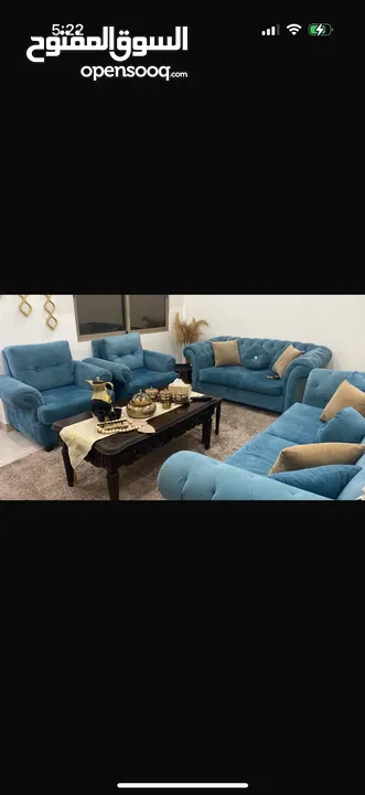 طقم كنب بحالة جيدة جيدا