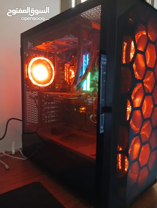جهاز بمواصفات ممتازة تجميع مع rtx 3050 وتبريد مائي وبسعر حرق والتوصيل متوفر