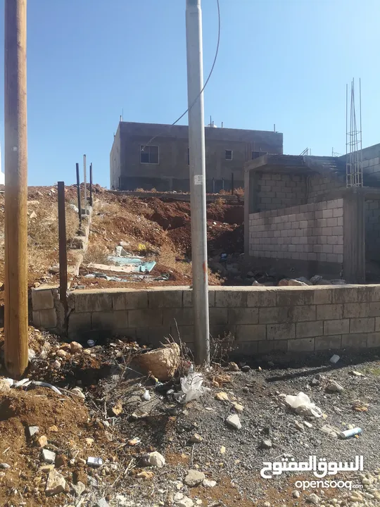 بيت قيد الانشاء للبيع المنشية / ابوحمور