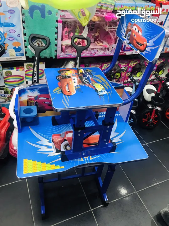 السعر 23 شامل التوصيل داخل عمان عرض خاص على مكتب الدراسة للاطفال مع مقعد فقط من island toys