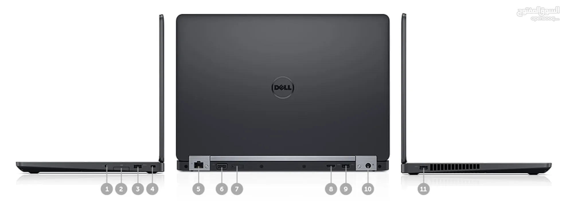 Dell Latitude E5470  Core i5-6500U 8GB RAM, 256GB SSD, 14 inch (فقط 180)  انظر تفاصيل