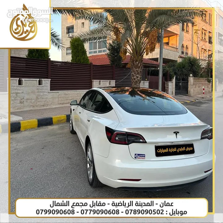 تيسلا موديل 2021 TESLA MODEL 3 بدفعة اولى 2200
