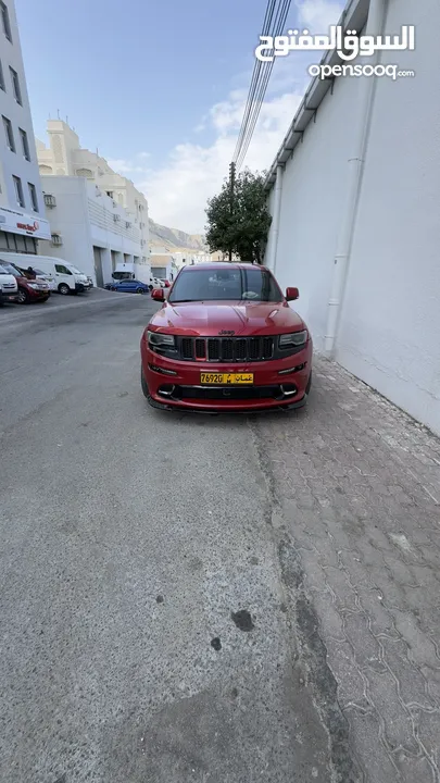 Well maintained Jeep Grand Cherokee SRT 2014 for sale with Modified Exhaust