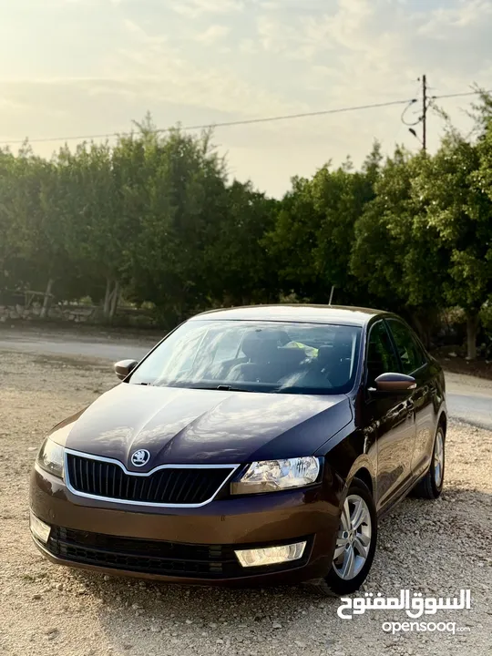 سكودا رابيد اصل برايفت ماتور 1400 بنزين جير اتومات اقتصاديه جدا وسعرر مرتب ع الكاش