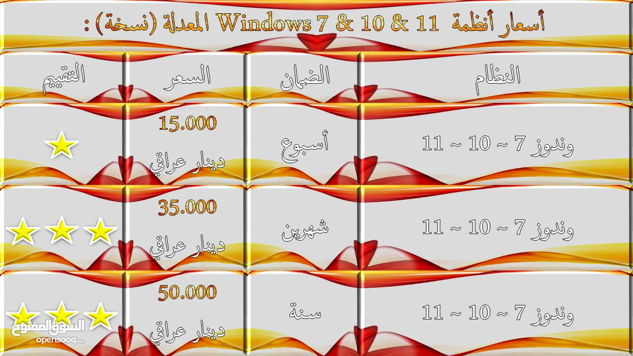 Windows 7 & 10 & 11  #Optimized #Warranty #iraq