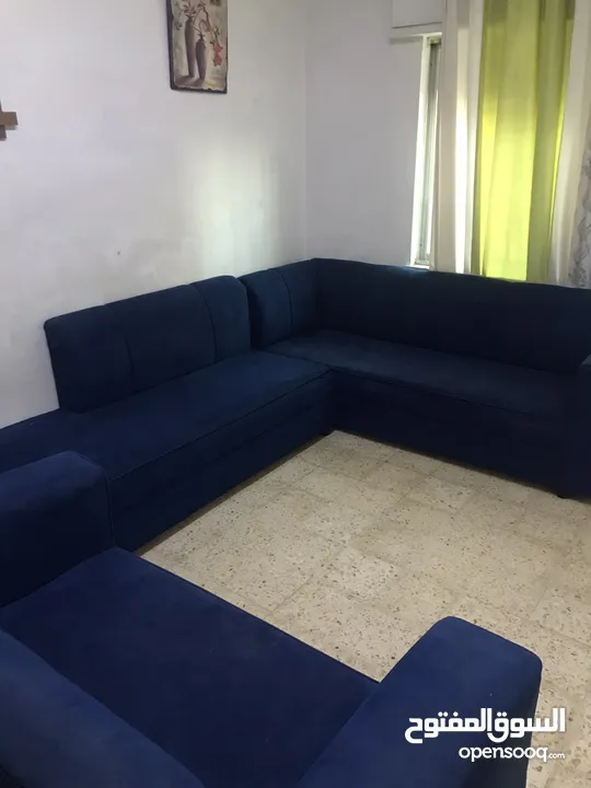 طقم كنب خشب تفصيل 9 مقاعد نظيف بحالة ممتازة