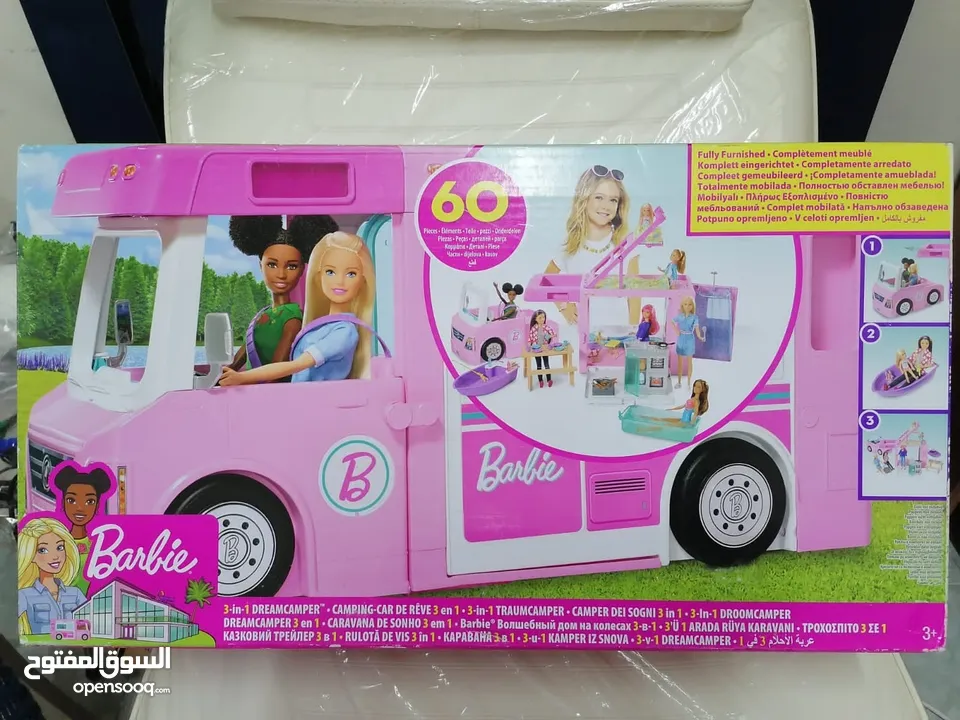 unwanted gift barbie camper van brandnew