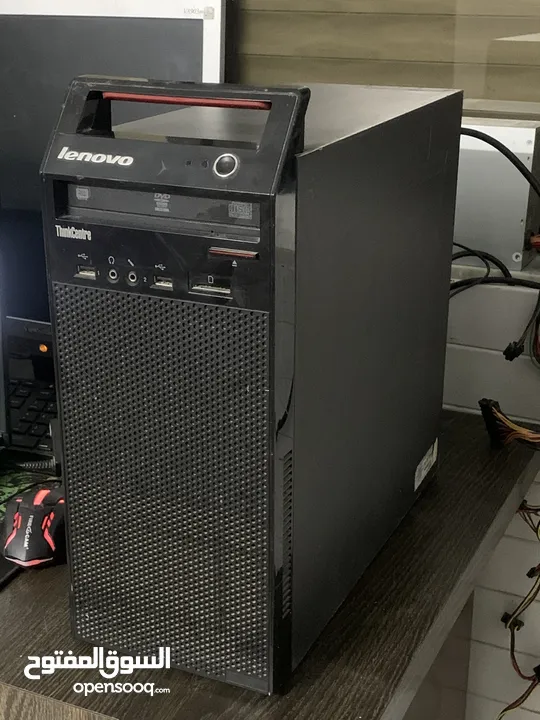 كمبيوتر كامل من شركهLenovo رائع ومخصص للدراسه وبعض الالعاب مع شاشه الاصليه Samsung مع ماوس وكيبورد