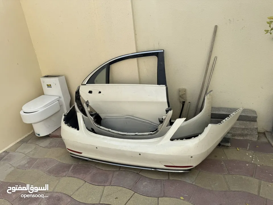 Mercedes s560 bumper front and back