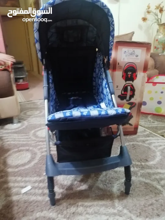 عرباية اطفال خارجية و كراجة منزل