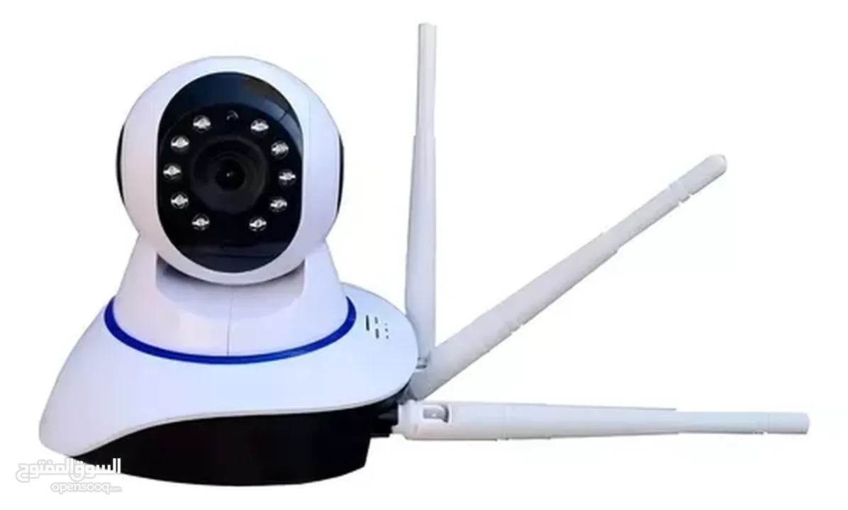 كاميرا مراقبه Wifi الذكية IP كاميره ذكيه بانورامية متحركه 355 درجه مع خاصيه الصوت  3 هوائيات