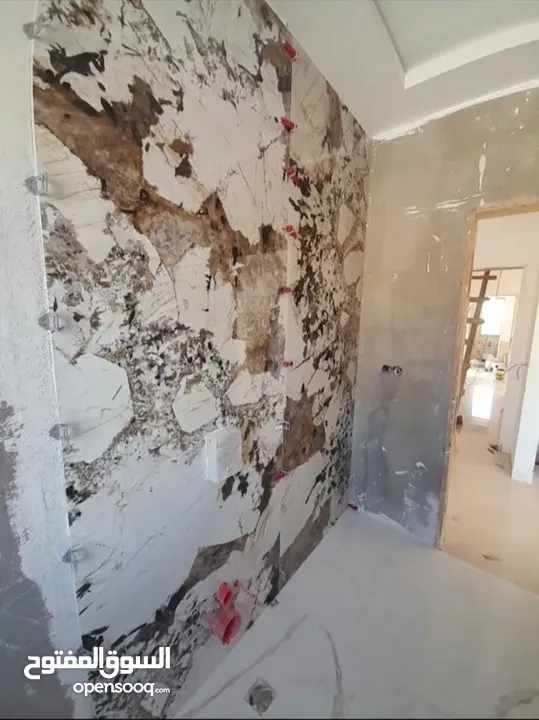 معلم بليط تسليم هندسي تجديد حمامات بأحدث طراز تنفيذ شلالت وبربكيو .فير بلس غاز +فير بليس حطب زرب