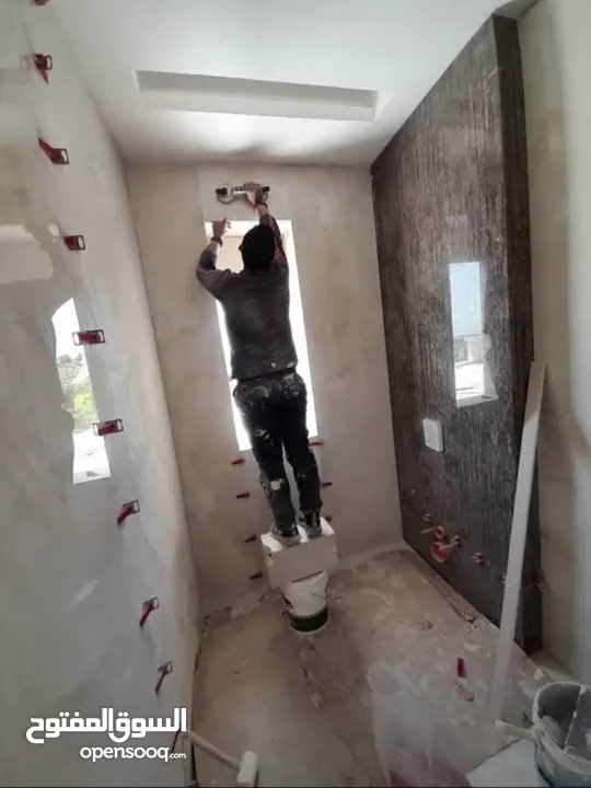 معلم بليط تسليم هندسي تجديد حمامات بأحدث طراز تنفيذ شلالت وبربكيو .فير بلس غاز +فير بليس حطب زرب