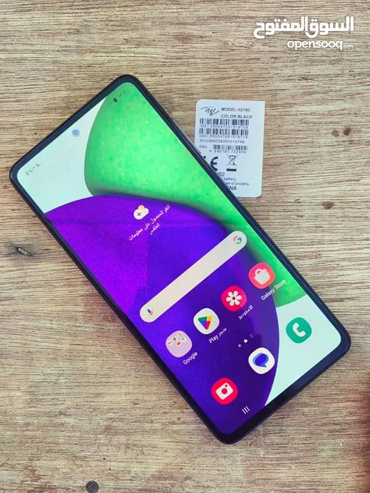 مستعمل على الفحص Samsung A52 رام 12 جيجا 128 و  256 بدون كرتونه شاحن وكفر ولزقة متوفر توصيل