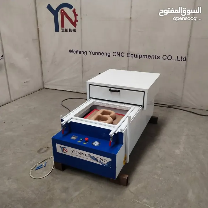 ماكنة فاكيوم شفط لصناعة قوالب الحجر الصناعي مع او بدون بلاستيك القوالب للبيع