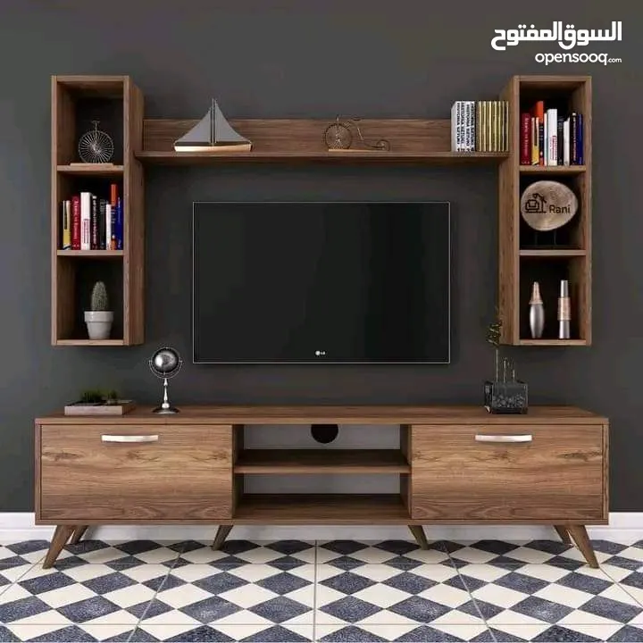 طاولات شاشه خشب ام دي اف ملبس لامنيت