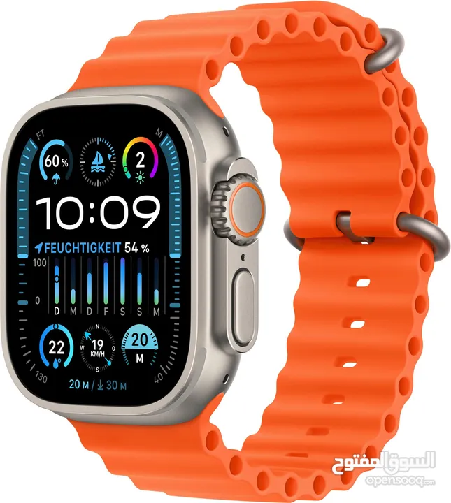 Apple Watch Ultra 2 GPS 49 mm + Cellular Titanium One-Size Smartwatch (4,9 cm/1,92 Zoll, Watch OS 10