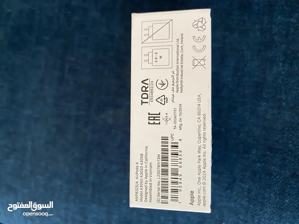 airpods 4 original closed brand new اير بودز 4 جديدة اصلية
