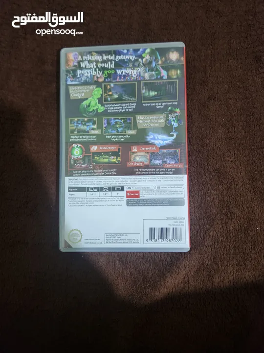 لعبة نينتندو luigi's mansion 3