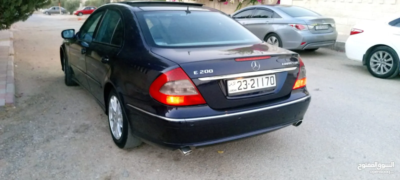 مرسيدس E200 كومبريسور بانوراما فل كامل بحاله الوكاله وارد الوكاله غرغور